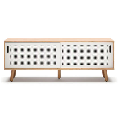 Department Ray TV Bench 150 cm Oak/White