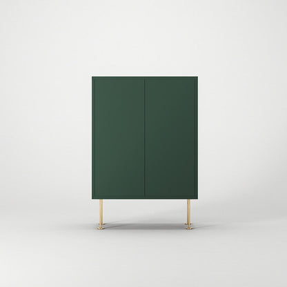 Decotique Vogue Cabinet 64 Green/Brass