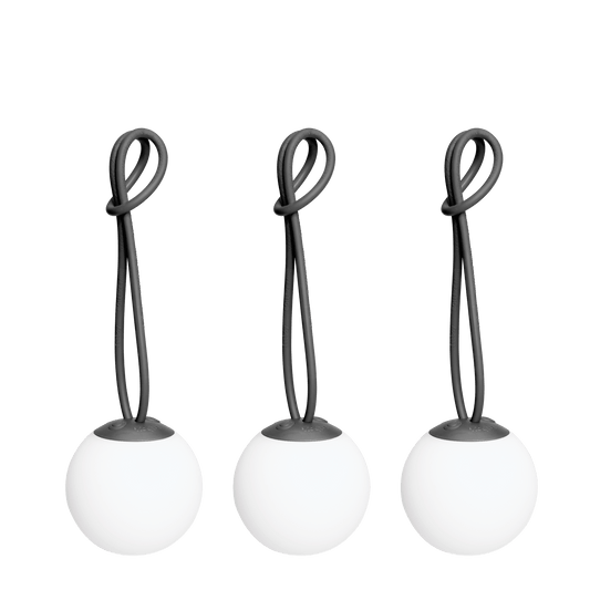 Fatboy Bolleke Mini Portable Lamp Set of 3 Anthracite