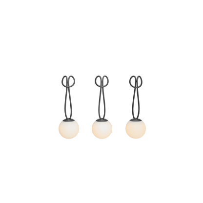 Fatboy Bolleke Mini Portable Lamp Set of 3 Anthracite