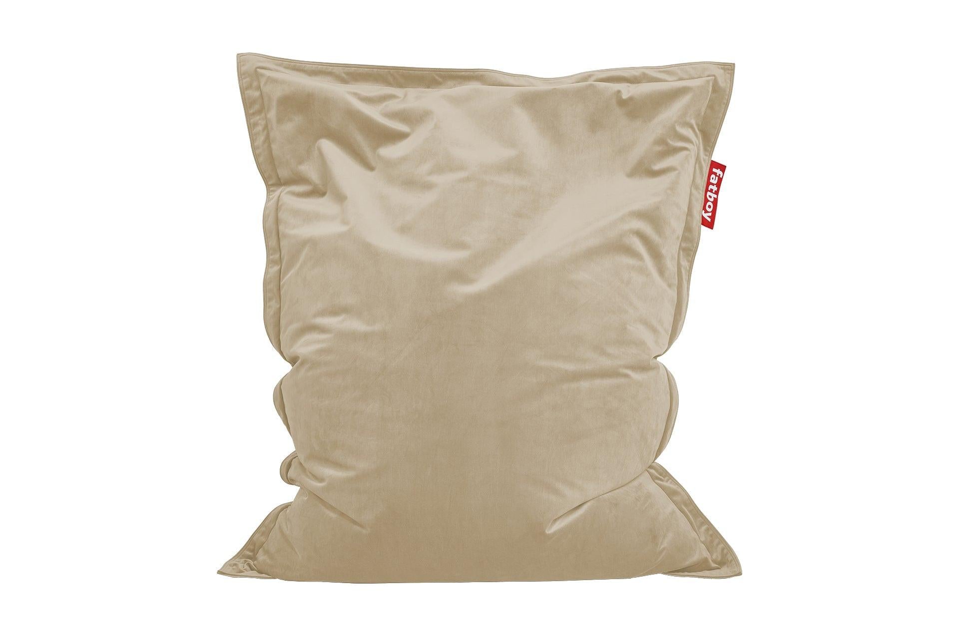 Original Slim Recycled Velvet Bean Bag.