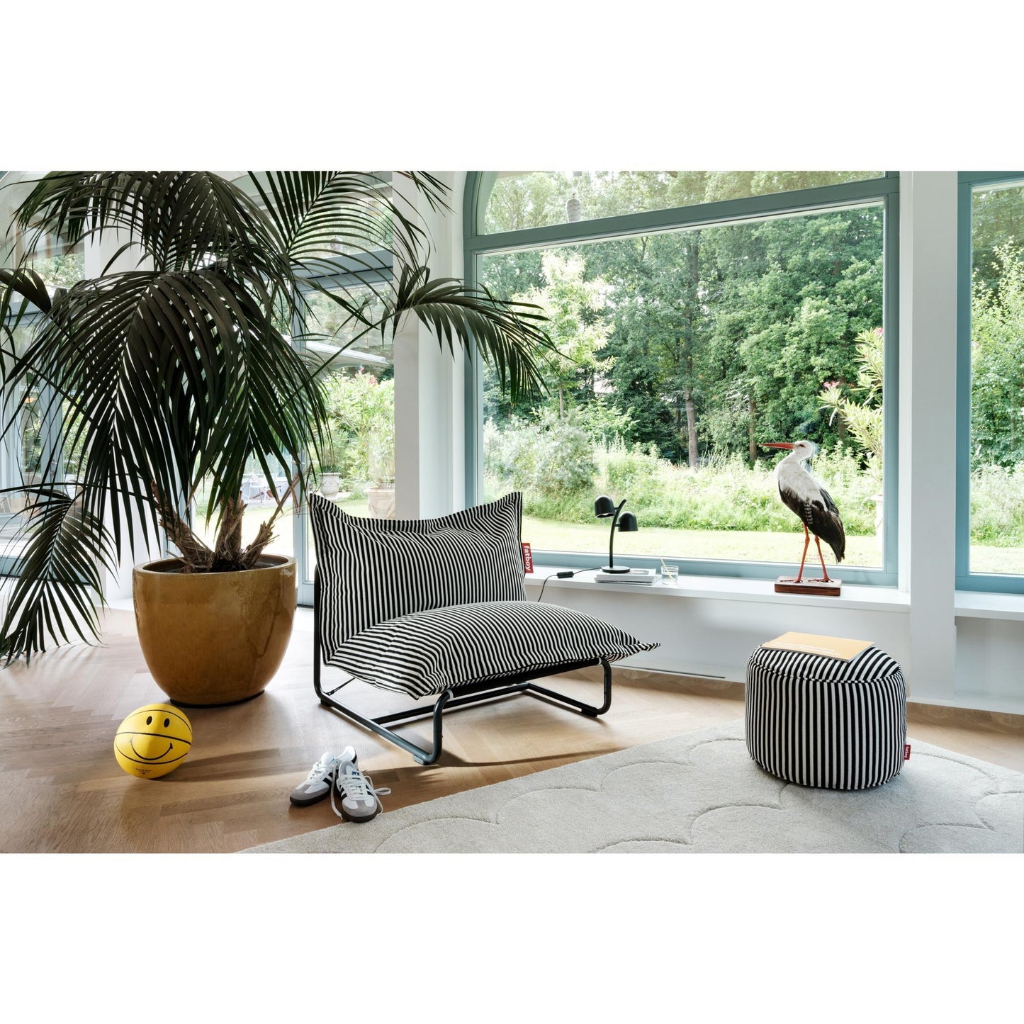 Fatboy Point Terry Pouf Black Cream