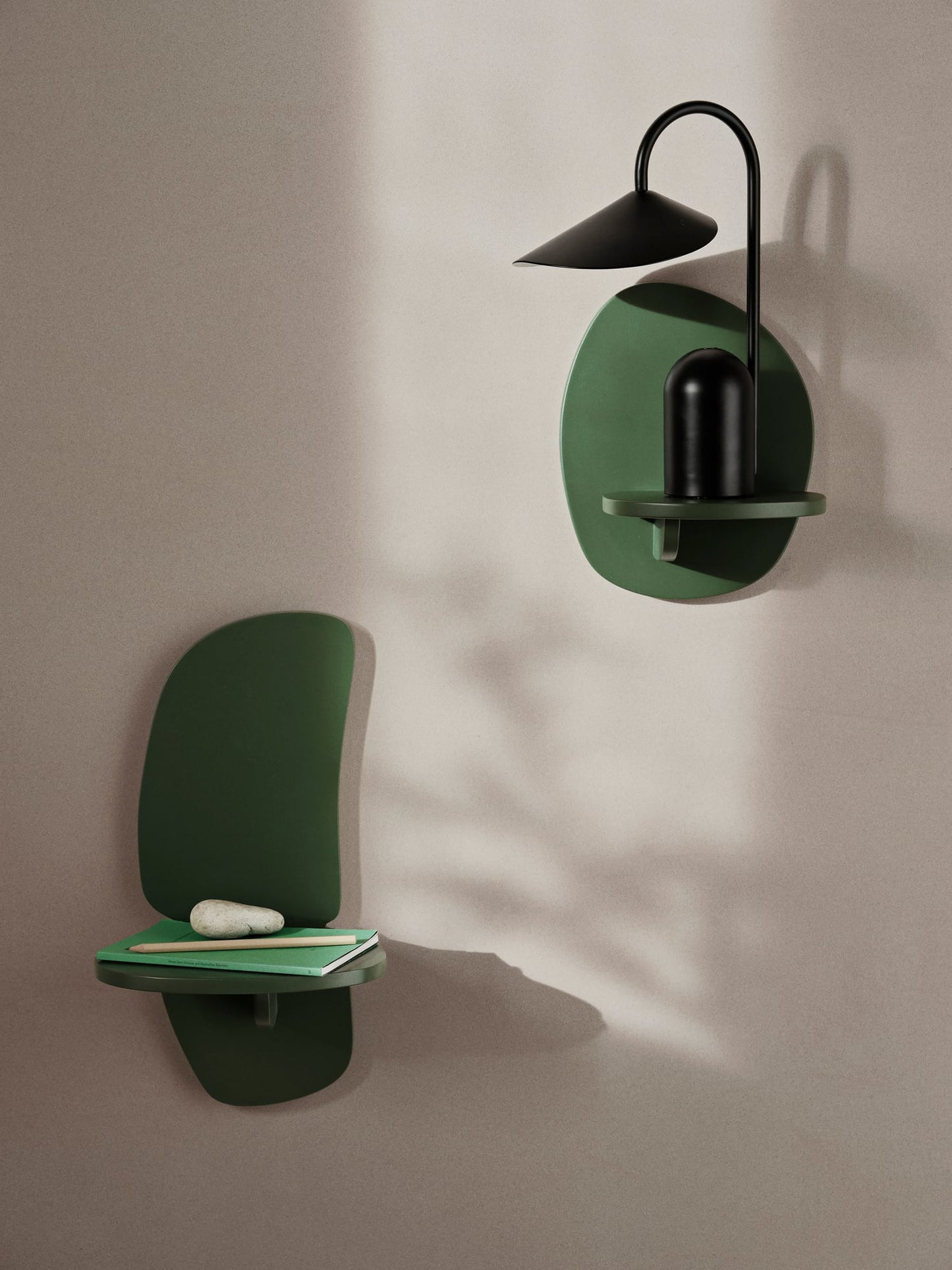 Pilu shelf, 25 cm, verdant green