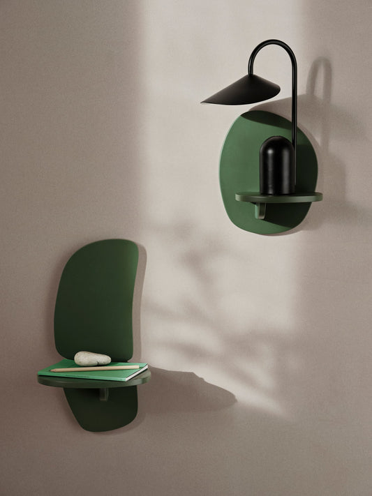 Pilu shelf, 25 cm, verdant green