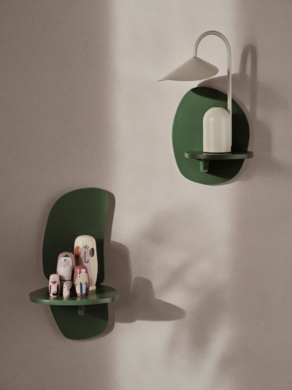 Pilu shelf, 25 cm, verdant green