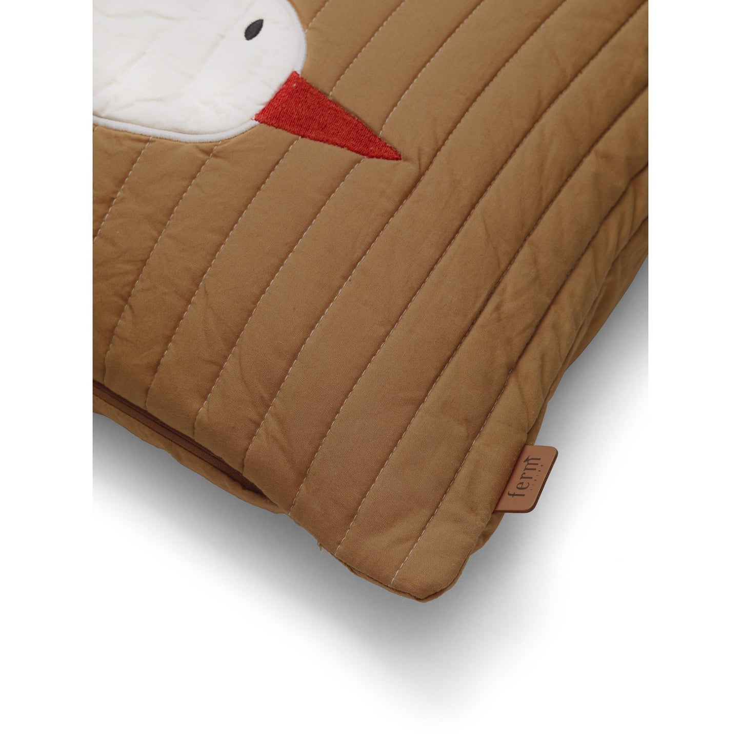 Ferm Living Bird Quilted Pillow Rectangular Sugar Kelp