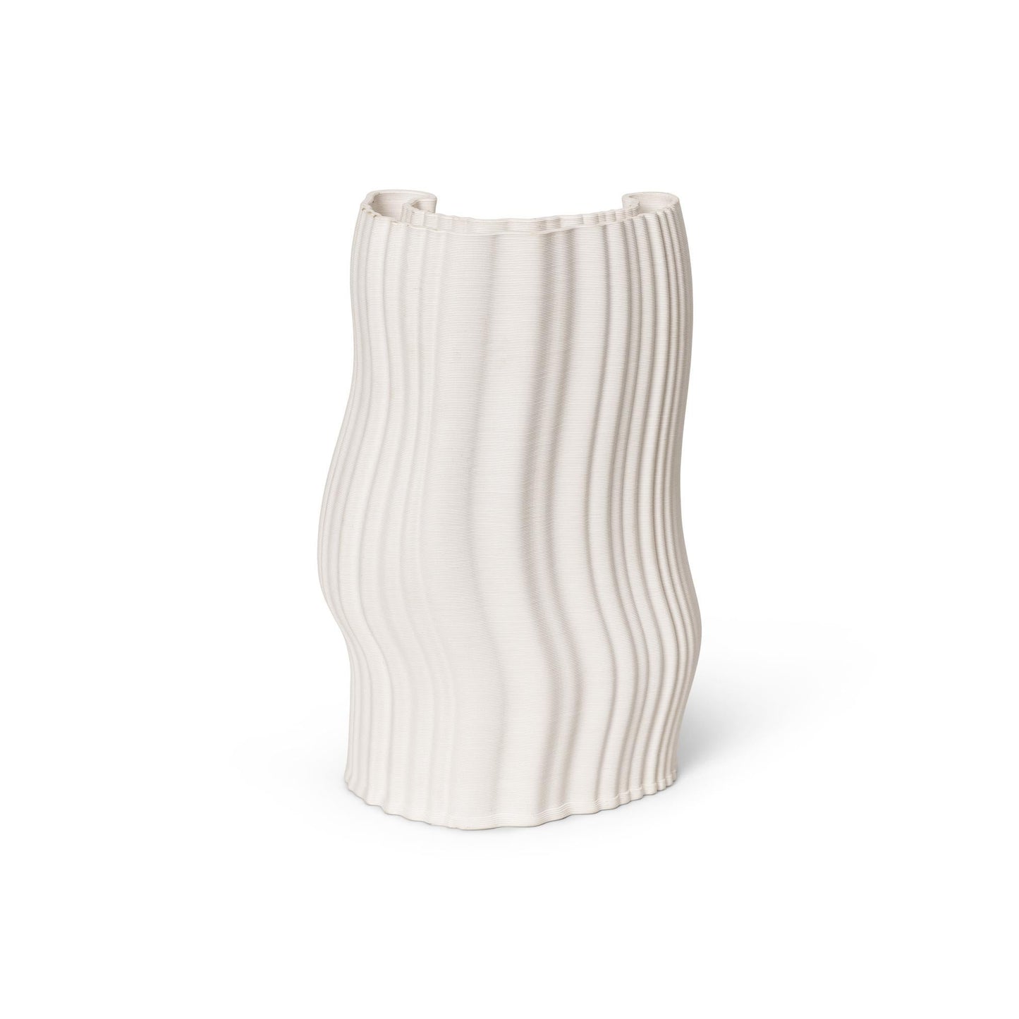 Ferm Living Moire Vase Off-white