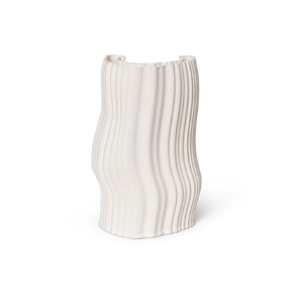 Ferm Living Moire Vase Off-white