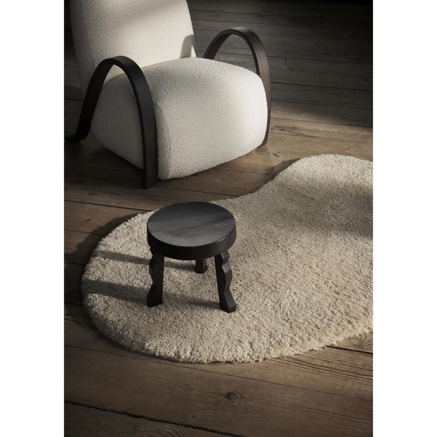 Ferm Living Forma Wool Rug Small Off White