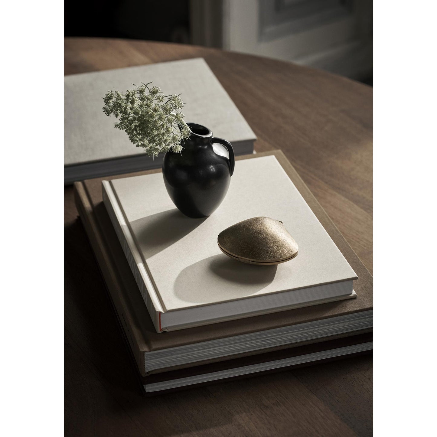Ferm Living Clam Candlestick Brass