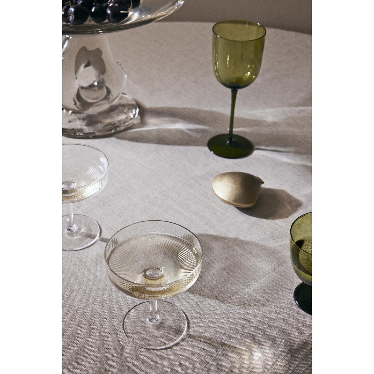 Ferm Living Clam Candlestick Brass
