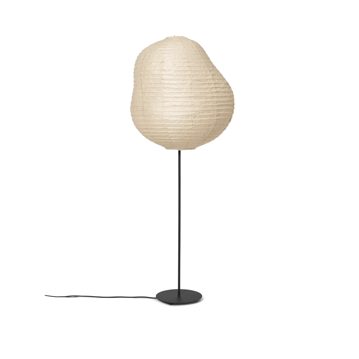 Ferm Living Kurbis Floor Lamp High Natural/ Black