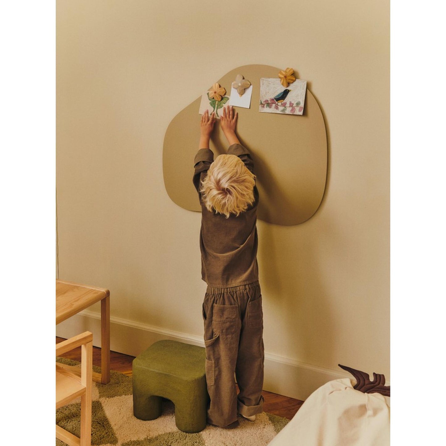 Ferm Living Willora Magnetic Notice Board Cashmere