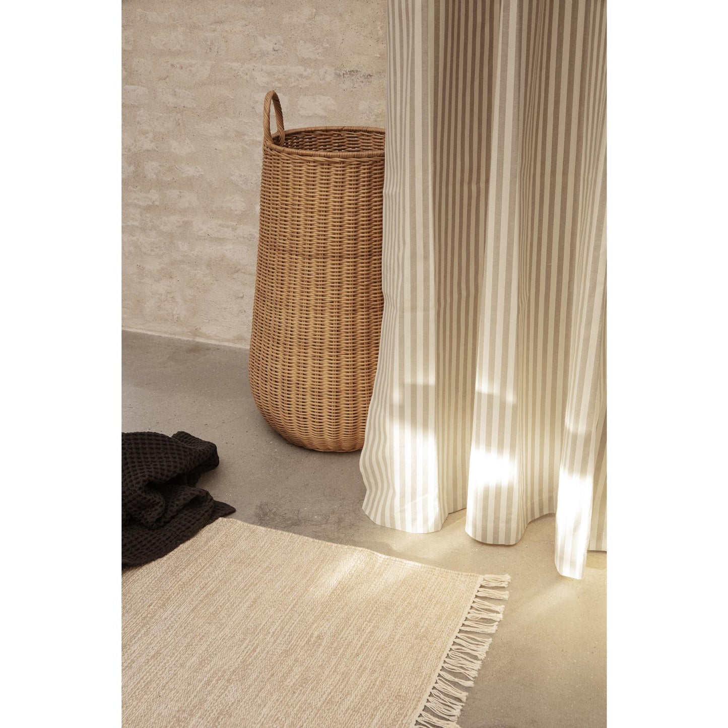 Ferm Living Chambray Shower Curtain Sand