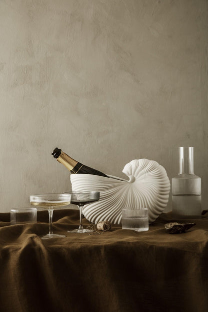 Ferm Living Shell Pot Pale White