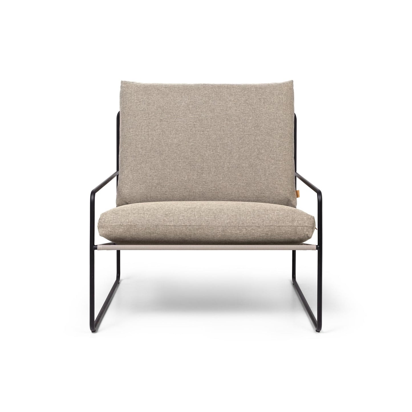 Ferm Living Desert 1-Seater Sofa Dark Sand/ Black