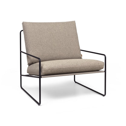 Ferm Living Desert 1-Seater Sofa Dark Sand/ Black