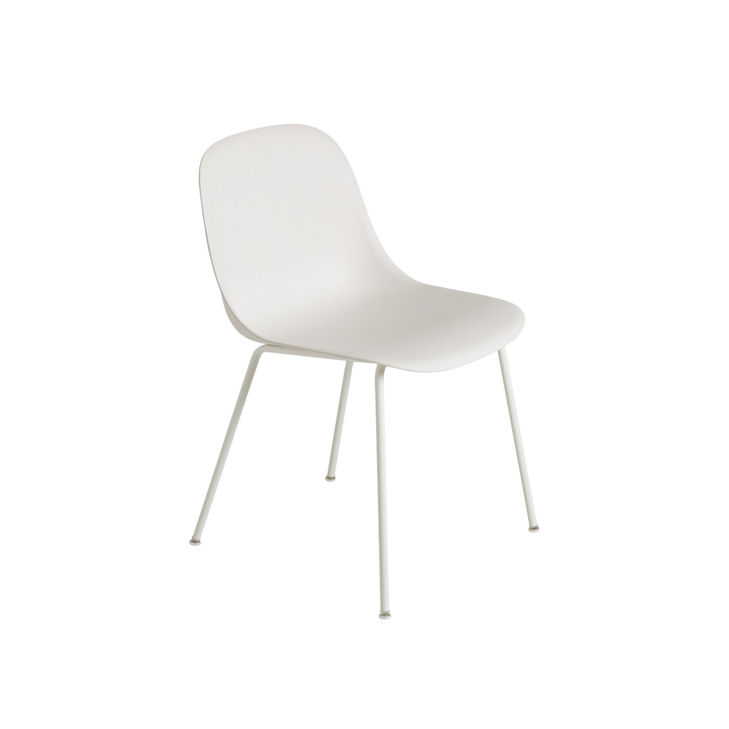 Fiber Dining Chair w. Tube Base by Muuto #White