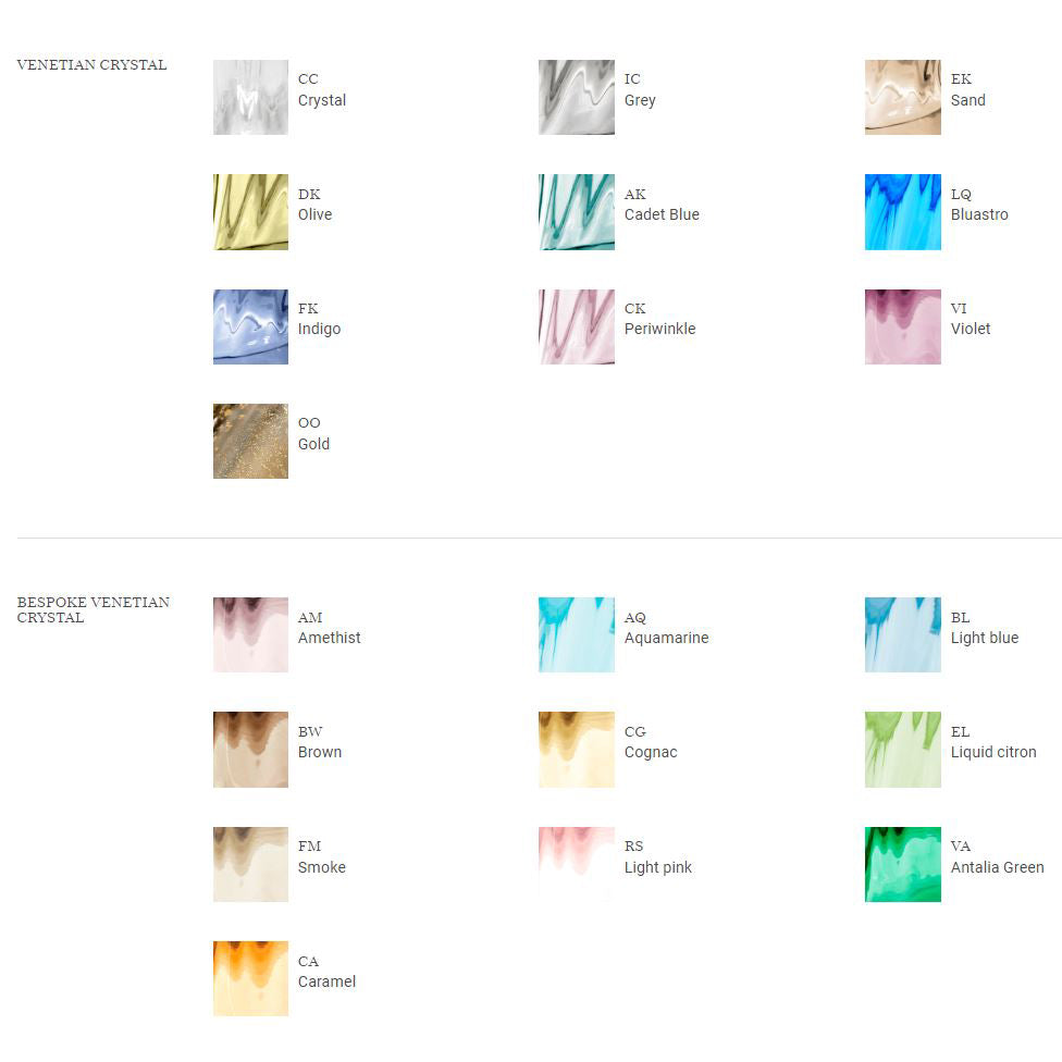 RAN - Venetian crystal table lamp (Dimension - Ø46xH102 / Crystal - VENETIAN CRYSTAL)