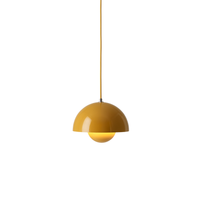 Flowerpot VP1 Pendant Lamp by &tradition #Mustard yellow