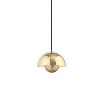 Flowerpot VP1 Pendant Lamp by &tradition #Polished Brass
