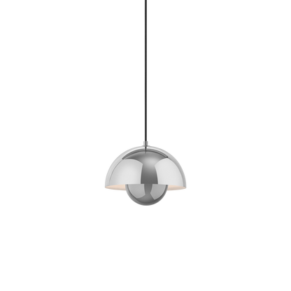Flowerpot VP1 Pendant Lamp by &tradition #Polished Steel