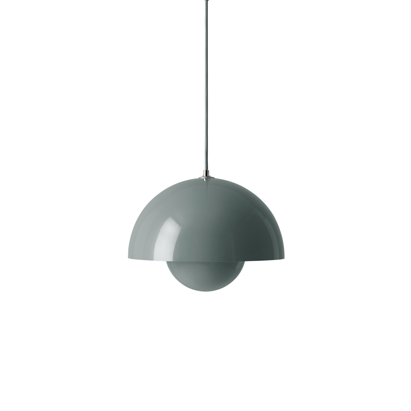 Flowerpot VP2 Pendant Lamp by &tradition #Stone Blue
