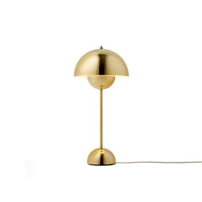 Flowerpot VP3 Table Lamp by &tradition #Polished Brass