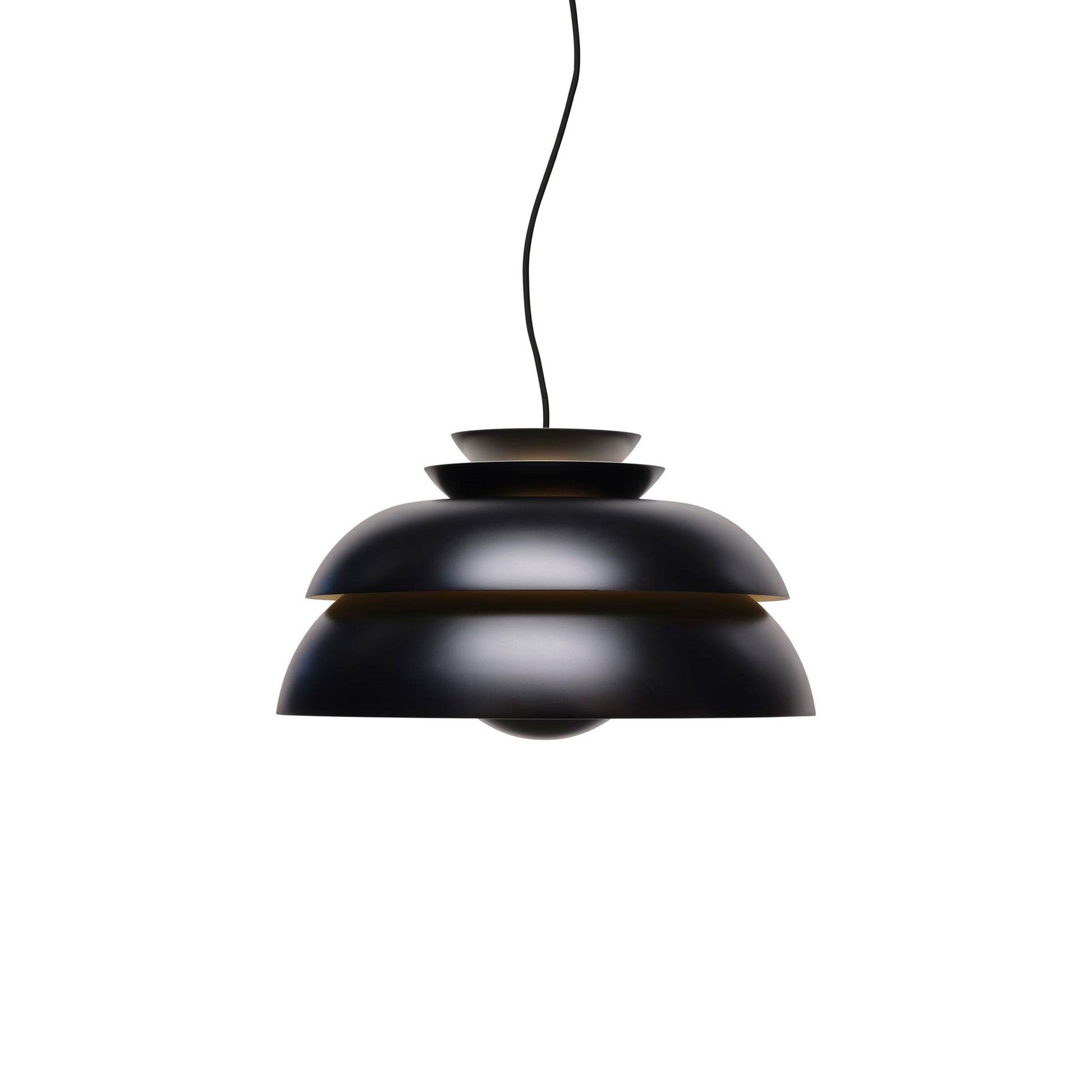 Concert P1 Pendant Lamp by Fritz Hansen #Matt Black