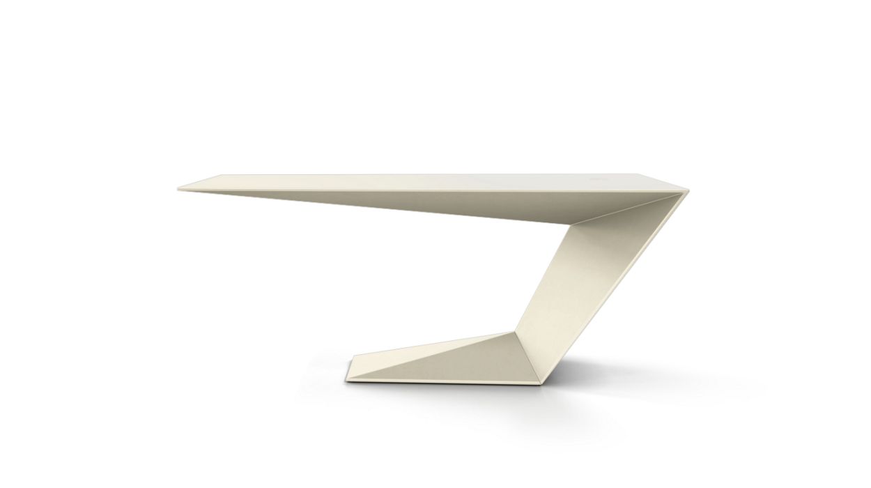 Furtif Small Desk by Roche Bobois #Matte / Tenax lacquer/Sand