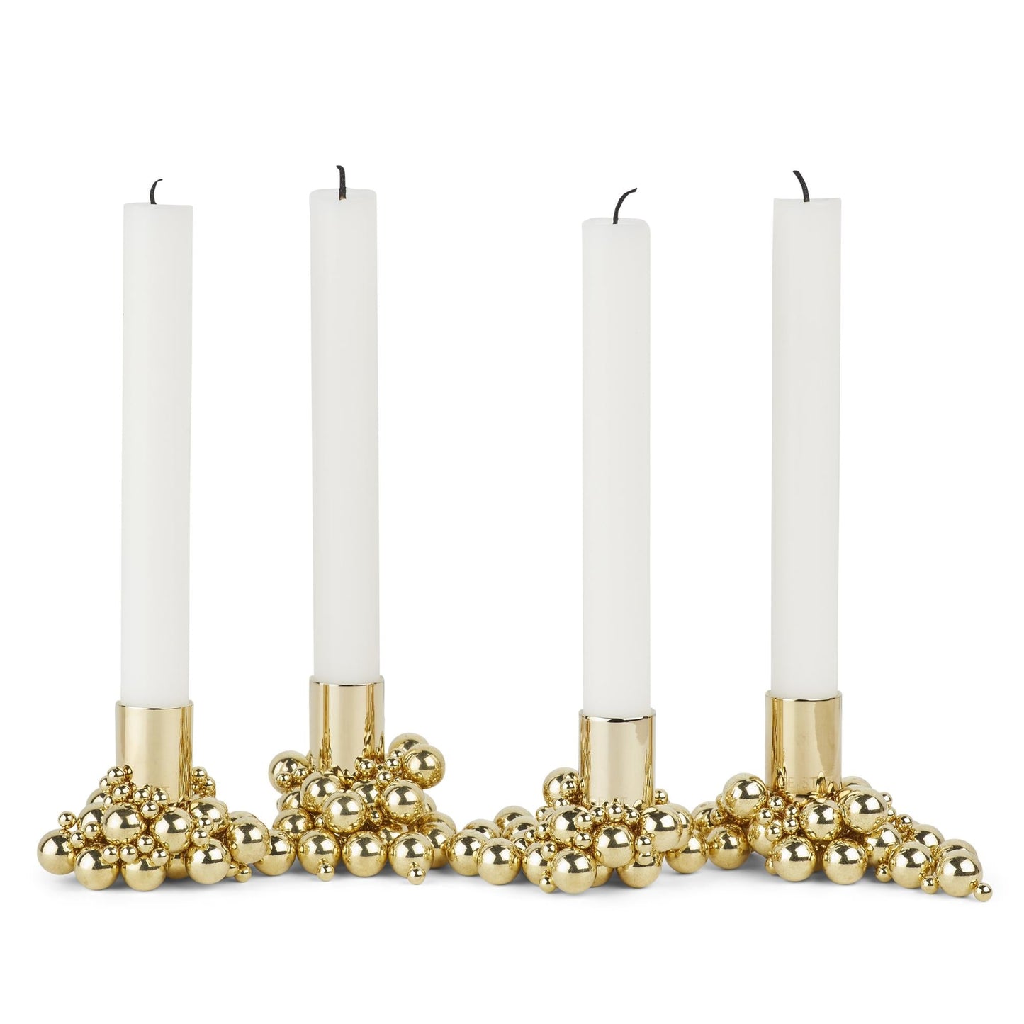 Molekyl Candlestick 4 by Gejst #Brass