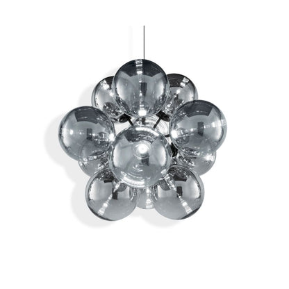 GLOBE BURST - LED polycarbonate chandelier.