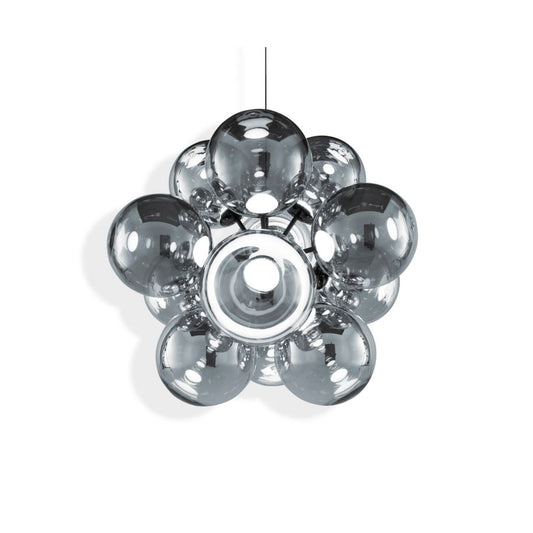 GLOBE BURST - LED polycarbonate chandelier.