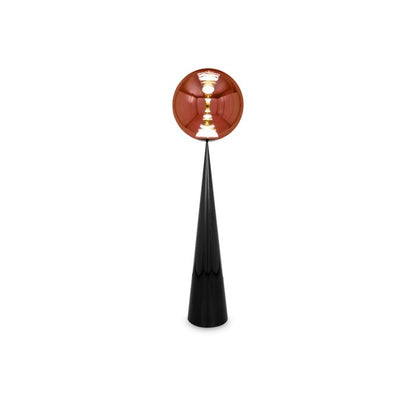 GLOBE CONE FAT - Metal and polycarbonate LED floor lamp.