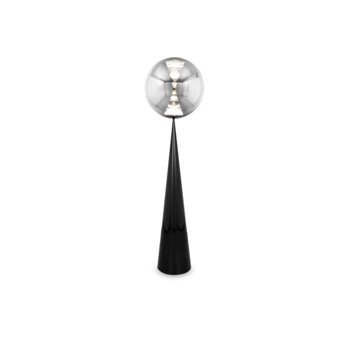 GLOBE CONE FAT - Metal and polycarbonate LED floor lamp.