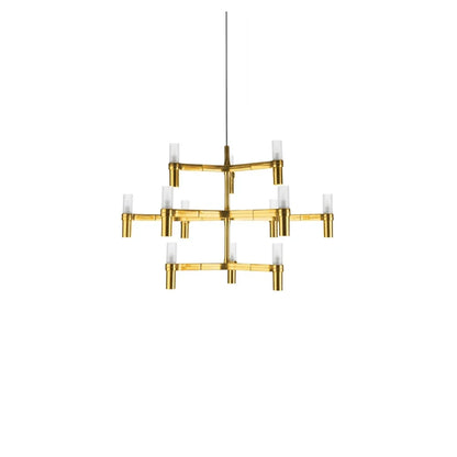 CROWN MINOR - Die cast aluminium chandelier.