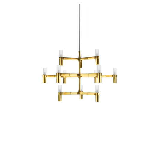 CROWN MINOR - Die cast aluminium chandelier.