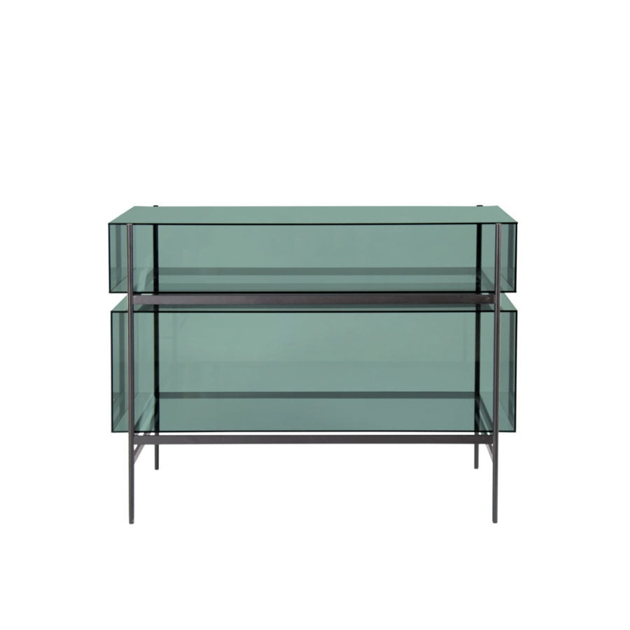 LYN EXTENDED - Glass sideboard.