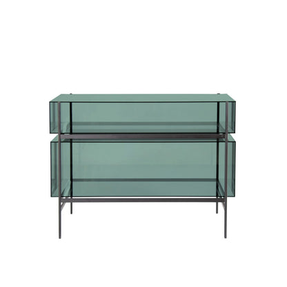 LYN EXTENDED - Glass sideboard.