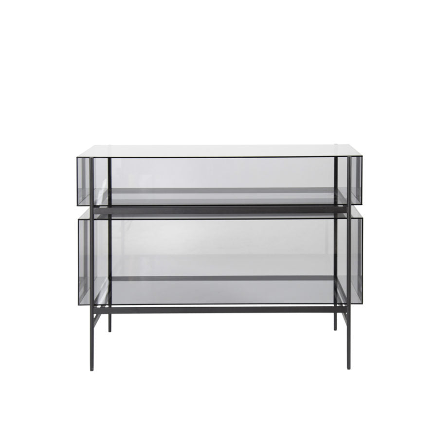 LYN EXTENDED - Glass sideboard.
