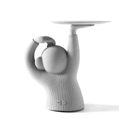 Round Concrete Side Table Monkey by Bd Barcelona Design #Grey
