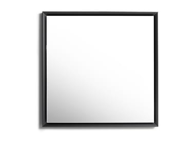 SP14 WOOD FRAME - Square framed wall-mounted mirror (Request Info).