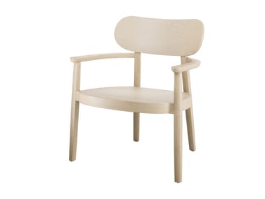 119 MF - Wooden easy chair with armrests (Request Info).