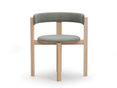 PRINCIPAL - Oak chair with integrated cushion (Request Info).