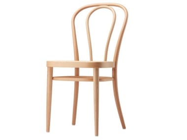 218 M - Solid wood chair with with moulded plywood seat (Request Info).