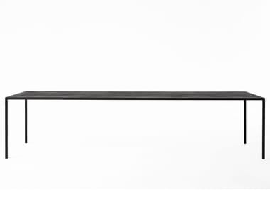 25 - Rectangular composite material dining table (Request Info).