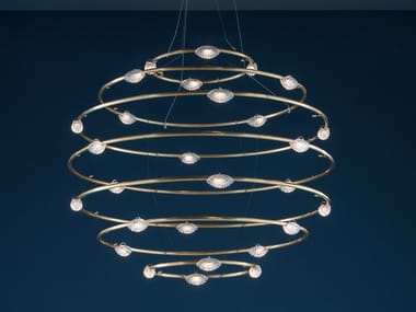 28 PETITS BIJOUX - LED brass pendant lamp (Request Info).