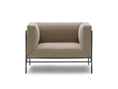 MIDDLEWEIGHT - Fabric armchair with armrests (Request Info).