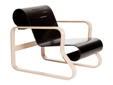 41 "PAIMIO" - Wooden armchair with armrests (Request Info).