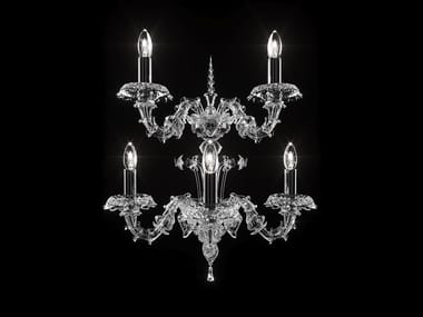 4604 - Venetian crystal wall lamp (Request Info).